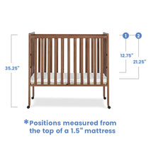 Load image into Gallery viewer, Delta Children Lee Portable Folding Mini Crib with 1.5 - Inch Mattress - Greenguard Gold Certified, Bianca White