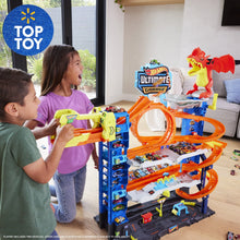 Load image into Gallery viewer, Hot Wheels City Ultimate Garage Playset with 2 Die - Cast Cars, Toy Storage for 50+ Cars