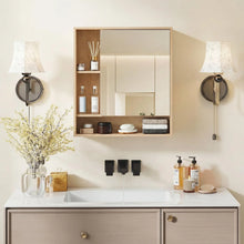 Load image into Gallery viewer, Tangkula Bathroom Cabinet with Mirror for Living Room