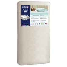 Load image into Gallery viewer, Pediatric 800 Extra Firm Ultra Deluxe. 80 Coil Crib and Toddler Mattress. White