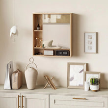 Load image into Gallery viewer, Tangkula Bathroom Cabinet with Mirror for Living Room