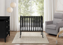 Load image into Gallery viewer, Delta Children Lee Portable Folding Mini Crib with 1.5 - Inch Mattress - Greenguard Gold Certified, Bianca White
