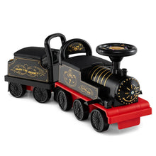 Load image into Gallery viewer, 6V 2-Seater Ride On Train with Detachable Carriage, Under-Seat Storage, Whistle &amp; Flashing LED Lights, Trackless Electric Ride On Toy for Kids