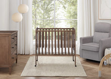 Load image into Gallery viewer, Delta Children Lee Portable Folding Mini Crib with 1.5 - Inch Mattress - Greenguard Gold Certified, Bianca White