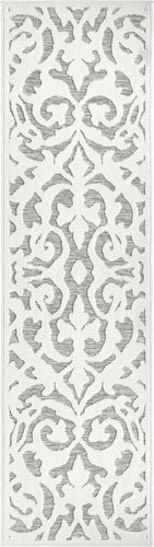 My Texas House by Orian Indoor/Outdoor Lady Bird Natural Runner Rug 1'11