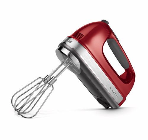 KitchenAid KHM926 9-Speed Hand Mixer - Candy Apple Red