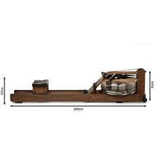 Load image into Gallery viewer, Waterrower Classic Exercise Rowing Machine in Black Walnut with S4 Monitor