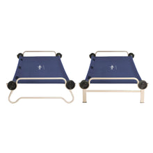Load image into Gallery viewer, Disc - O - Bed XL Cam - O - Bunk Benchable Double Cot with Storage Organizers, Navy