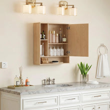 Load image into Gallery viewer, Tangkula Bathroom Cabinet with Mirror for Living Room