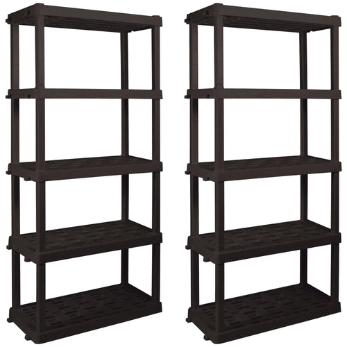 Hyper Tough Large 5-Tier Shelving Unit, W36 x D18 x H74