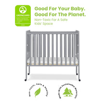 Load image into Gallery viewer, Delta Children Lee Portable Folding Mini Crib with 1.5 - Inch Mattress - Greenguard Gold Certified, Bianca White