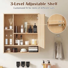 Load image into Gallery viewer, Tangkula Bathroom Cabinet with Mirror for Living Room