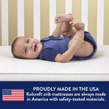 Load image into Gallery viewer, Pediatric 800 Extra Firm Ultra Deluxe. 80 Coil Crib and Toddler Mattress. White