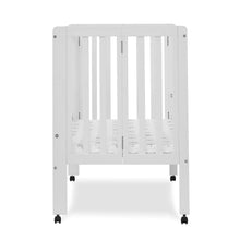 Load image into Gallery viewer, Delta Children Lee Portable Folding Mini Crib with 1.5 - Inch Mattress - Greenguard Gold Certified, Bianca White