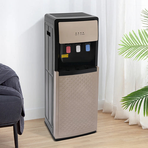Bottom Loading Water Cooler Dispenser, 500W Floor Standing Hot & Cold Water for Home Office