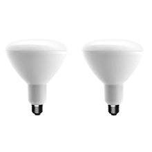 Load image into Gallery viewer, Ecosmart 75-Watt Equivalent BR40 Dimmable Energy Star LED Light Bulb Bright White (2-Pack)