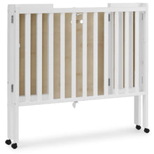 Load image into Gallery viewer, Delta Children Lee Portable Folding Mini Crib with 1.5 - Inch Mattress - Greenguard Gold Certified, Bianca White